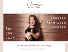 Tablet Screenshot of jana-hoffmann.de